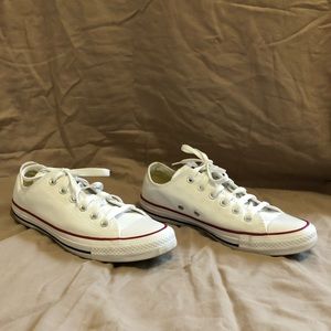 White Converse Sz 8